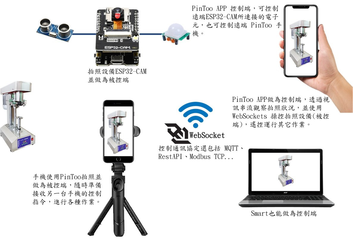 PinToo 與 Smart 軟體開發工具的遠端控制功能