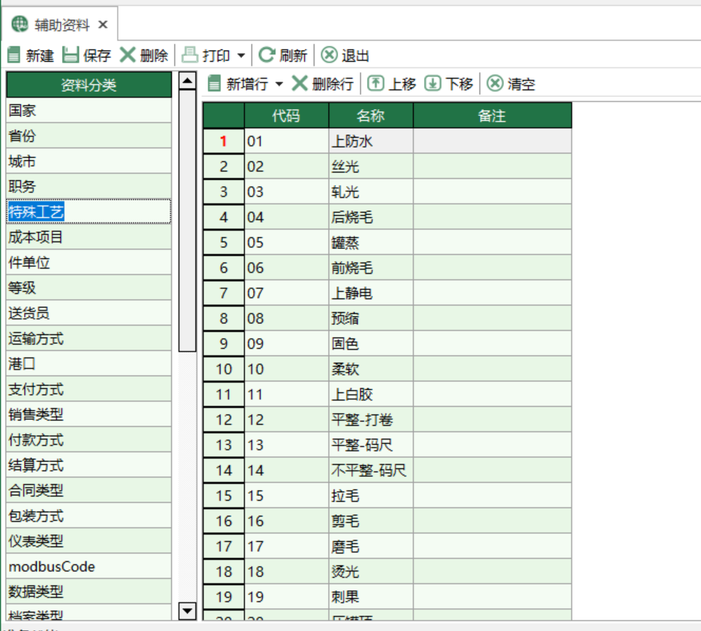 圖1 輔助資料 模組界面