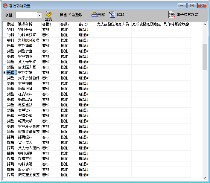 圖-36 審批功能設置