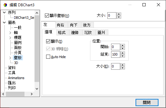 圖-27  編輯按鈕下的功能選項-圖表-壁板